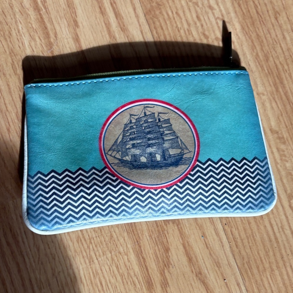 Blue Nautical Print Women's Wallet